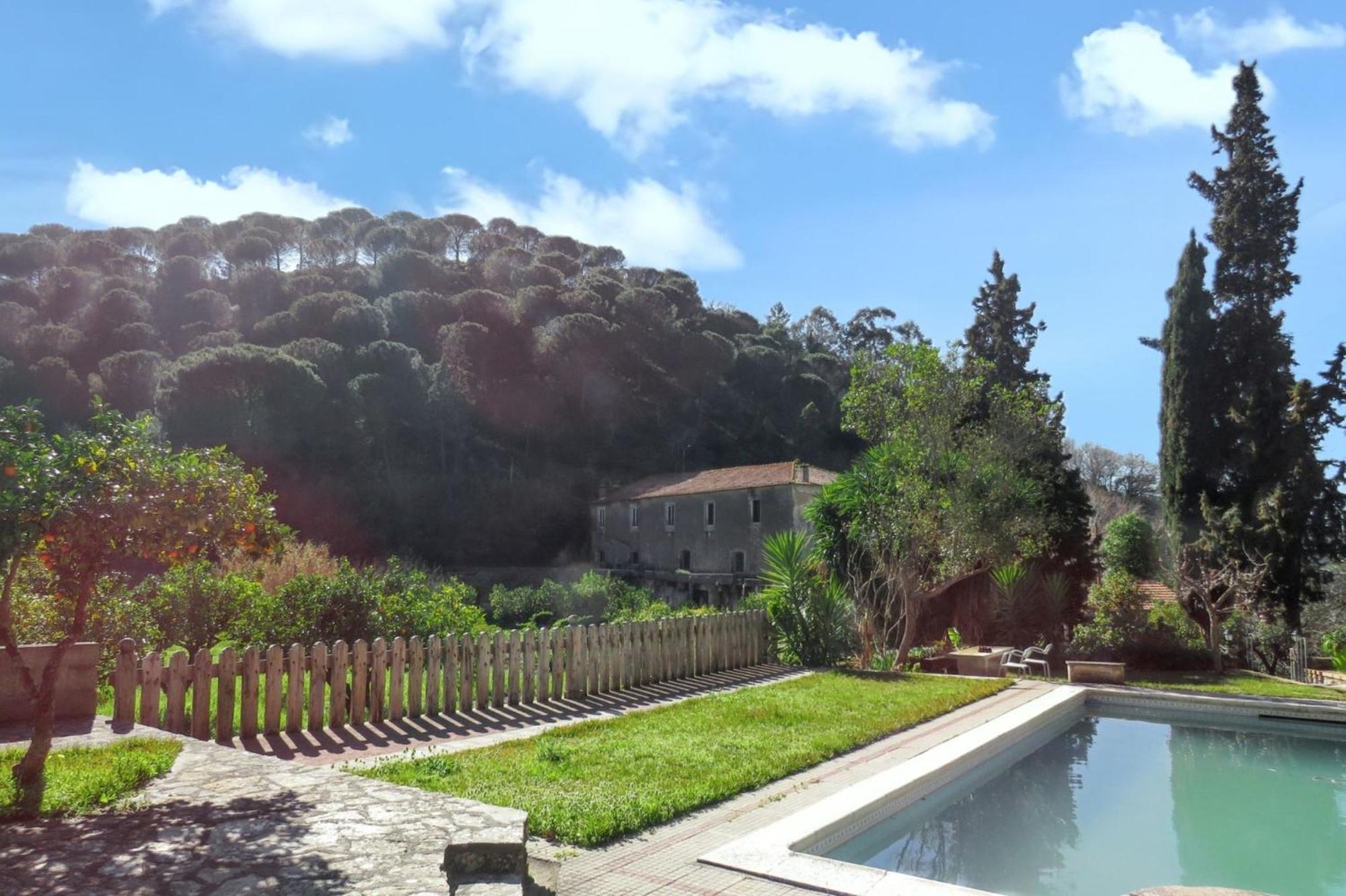 Bicentennial House In Porto De Mos With Mountain View And Pool Exterior photo
